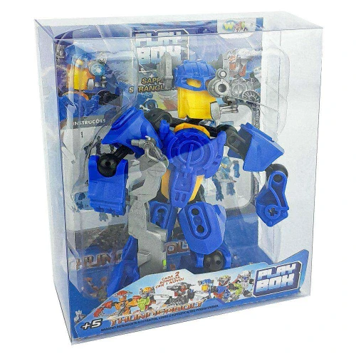 Boneco robô monta e desmonta 14cm sortidos Wellmix