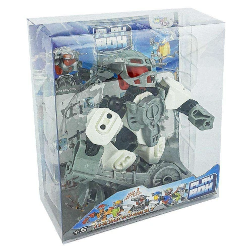 Boneco robô monta e desmonta 14cm sortidos Wellmix