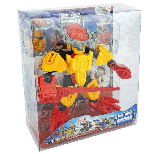 Boneco robô monta e desmonta 14cm sortidos Wellmix