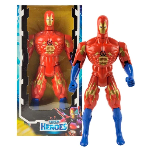 Boneco super heroes ferro 29cm