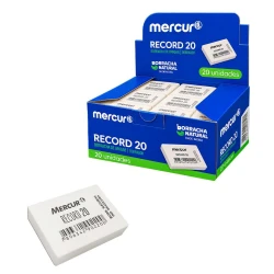 Borracha branca record com 20 unidades Mercur