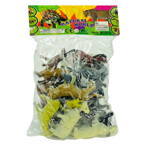 Brinquedo Animais de plástico world 16 peças Brinquedo Animais de plástico world 16 peças