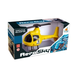 Brinquedo Helicóptero plástico Aerosky Orange Toys