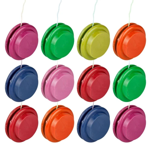 Brinquedo Yoyo plástico com 12 unidades sortidas Mini Toys