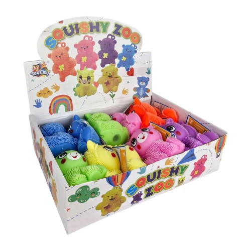 Brinquedo animais Squishy borracha com luz sortida ToyKing