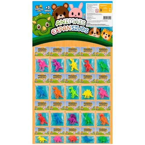 Brinquedo animais expansivos dinossauro com 20 unidades pequeno sortidos Brinquedo animais expansivos dinossauro com 20 unidades pequeno sortidos