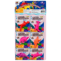 Brinquedo animais,expansivos dinossauro com 06 unidades grande sortidos