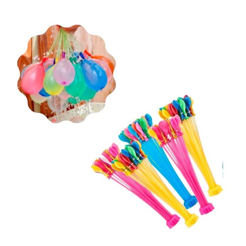 Brinquedo balão kit aquabalão encha e amarre com 37 unidades Brinquedo balão kit aquabalão encha e amarre com 37 unidades