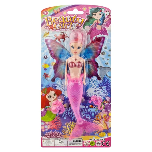 Brinquedo boneca sereia com luz mini acessórios BA12985 New Goods