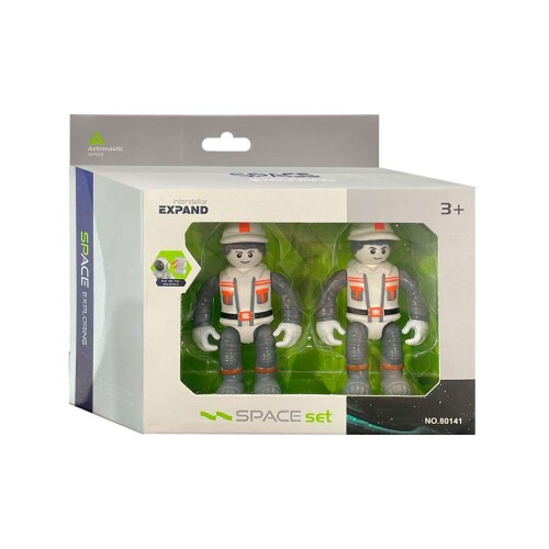 Brinquedo boneco plástico space set com 02 unidades Brinquedo boneco plástico space set com 02 unidades