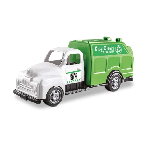 Brinquedo caminhão reciclagem plástico Horangr Orange Toys