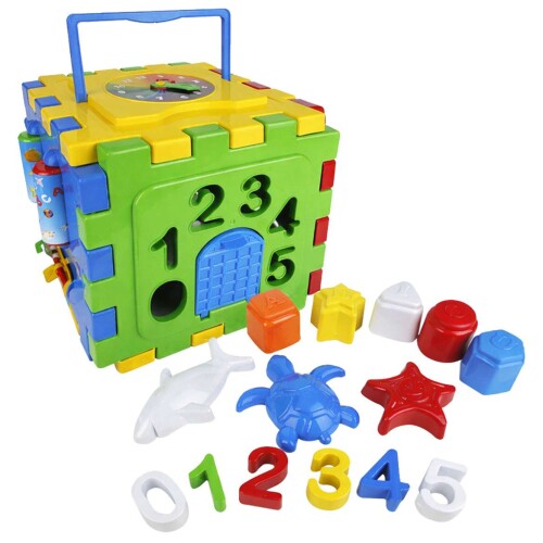 Brinquedo didático cubo grande interativo Brinquedo didático cubo grande interativo