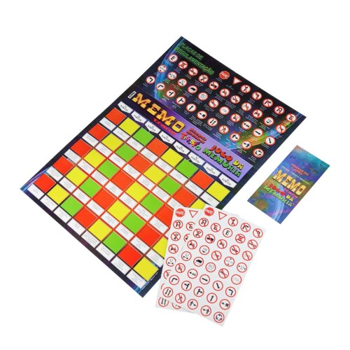 Brinquedo didático jogo ludo / jogo da memória trânsito
