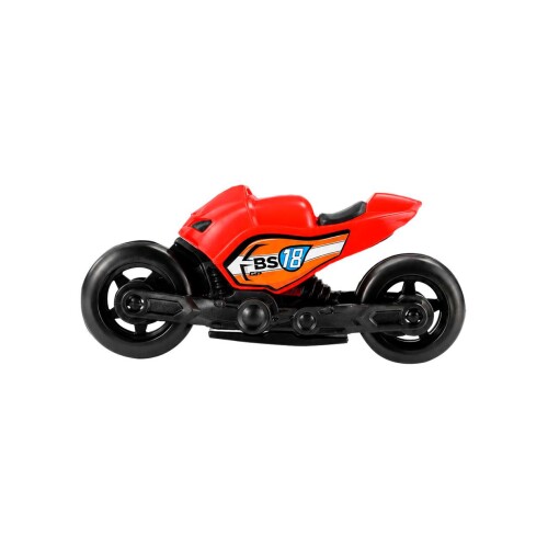 Brinquedo moto plástica motinho 10cm com 03