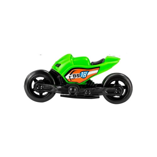 Brinquedo moto plástica motinho 10cm com 03