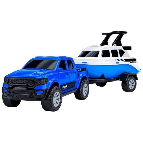Brinquedo pick up adventure com barco aquadrive (v) Brinquedo pick up adventure com barco aquadrive (v)