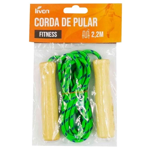 Brinquedo pula corda 2mt lisa fitness Livon