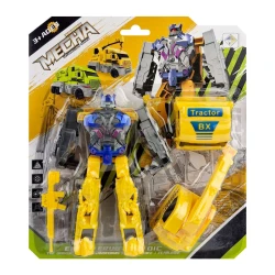 Brinquedo robô plástico Engineering Mecha com acessórios New Goods