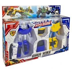 Brinquedo robô plástico Super Auto Model com acessórios New Goods