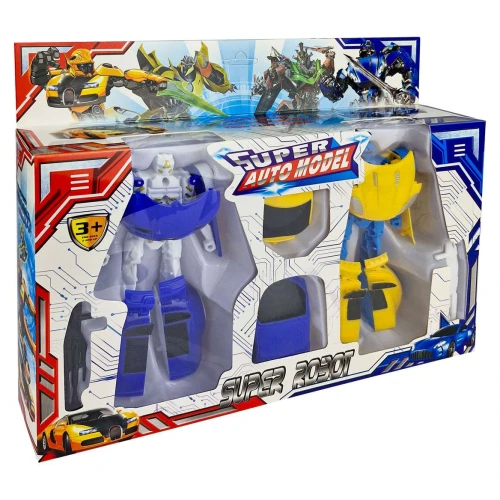 Brinquedo robô plástico Super Auto Model com acessórios New Goods