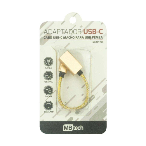Cabo usb OTG para tipo C GB 54191 GB54191 Mbtech