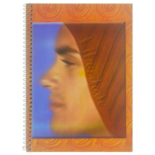 Caderno capa mole espiral 08x1 96 folhas