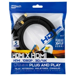 Cabo Hdmi x Hdmi 05 metros MbTech