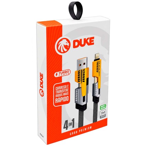 Cabo USB lightning tipo c para celular 4 em 1 Cabo USB lightning tipo c para celular 4 em 1