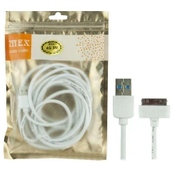 Cabo usb para celular Iphone 3 e 4 3mt blister Mex