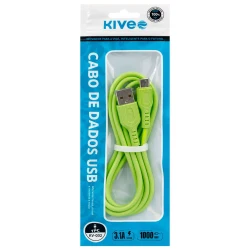 Cabo usb para celular tipo c 1 metro 3.1A kv032