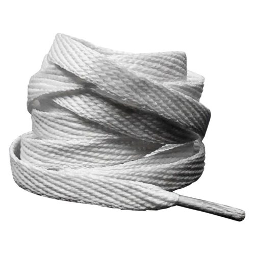Cadarço 120cm 1 par branco/preto