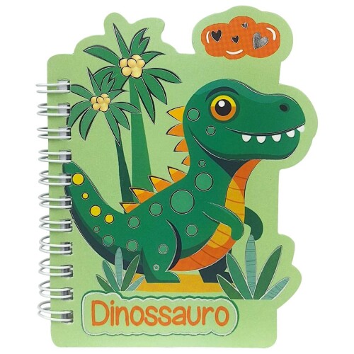 Caderneta com Cartão bichinhos 60 folhas