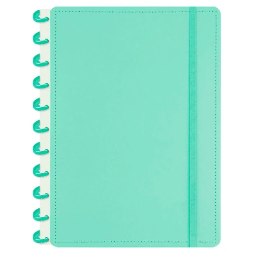 Caderno agenda inteligente 185x225mm com 80 folhas sortidos