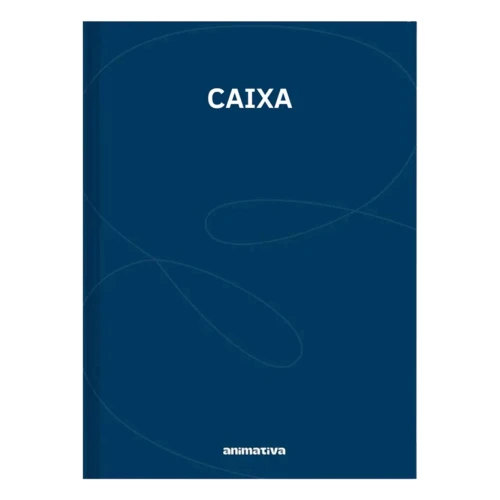Caderno caixa grande 100 folhas capa dura