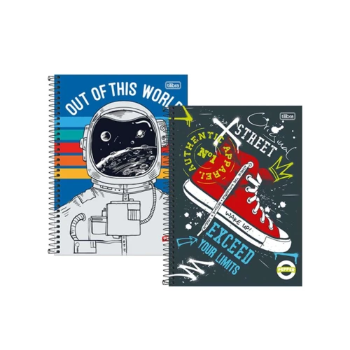 Caderno capa dura 01x1 80 folhas Pepper masculino Tilibra Caderno capa dura 01x1 80 folhas Pepper masculino Tilibra