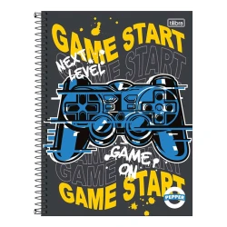 Caderno capa dura 01x1 80 folhas Pepper masculino Tilibra