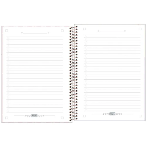 Caderno capa dura 01x1 80 folhas feminino Soho Tilibra