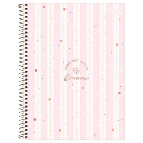 Caderno capa dura 01x1 80 folhas feminino Soho Tilibra
