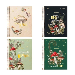 Caderno capa dura 15x1 240 folhas feminina dreamland