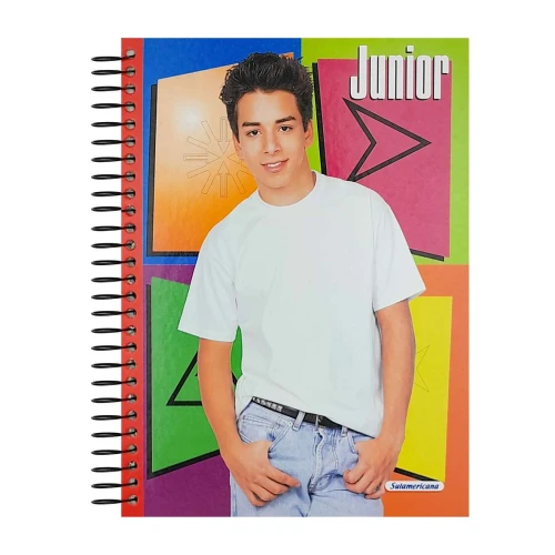 Caderno capa dura 12x1 ou 15x1 Sandy e Junior