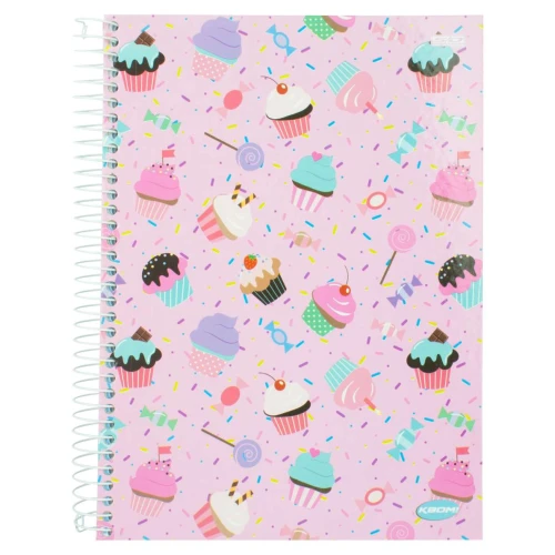 Caderno capa dura 20x1 400 folhas feminino sortido Caderno capa dura 20x1 400 folhas feminino sortido