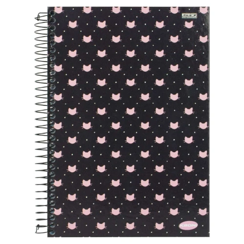 Caderno capa dura 20x1 400 folhas feminino sortido Caderno capa dura 20x1 400 folhas feminino sortido