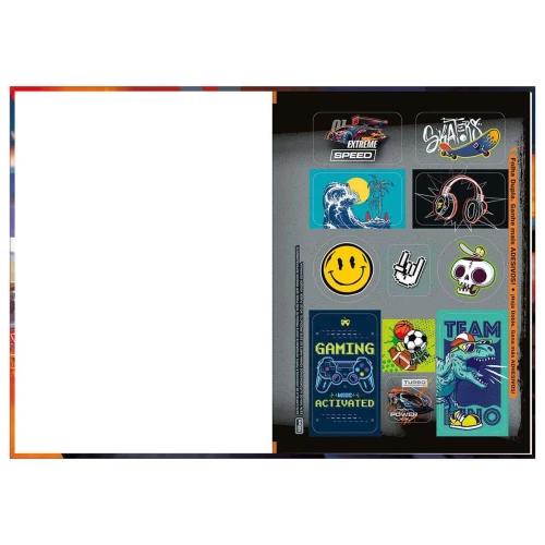 Caderno capa dura brochurão 80 folhas X Racing Tilibra