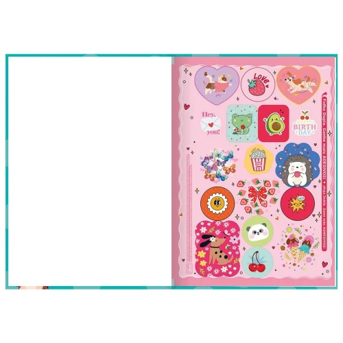 Caderno capa dura brochura pequeno 80 folhas Holly Tilibra