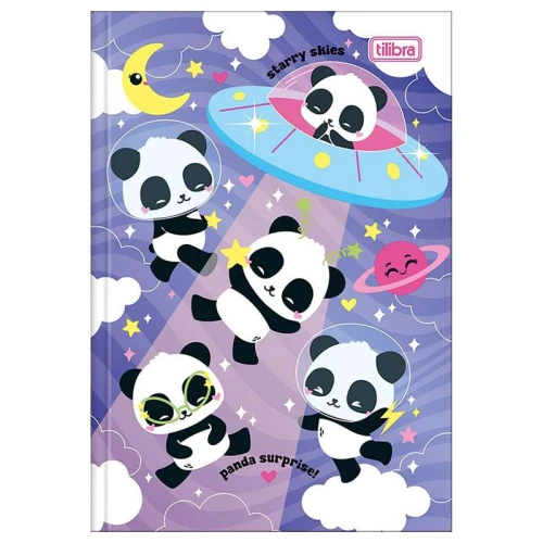 Caderno capa dura brochurão 80 folhas Lovely Friend Tilibra