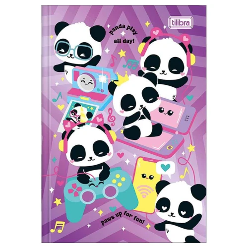 Caderno capa dura brochurão 80 folhas Lovely Friend Tilibra