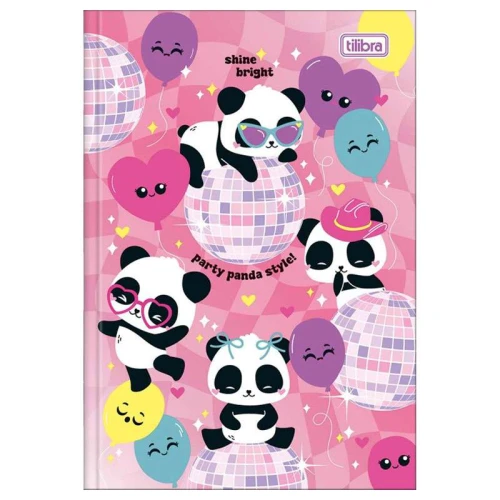 Caderno capa dura brochurão 80 folhas Lovely Friend Tilibra