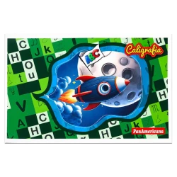 Caderno de caligrafia capa mole 40 folhas brochura Panamericana