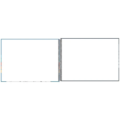 Caderno de desenho grande capa dura 80 folhas Pepper masculino Tilibra