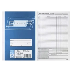 Caderno movimento do caixa grande capa mole com 100 folhas Animativa